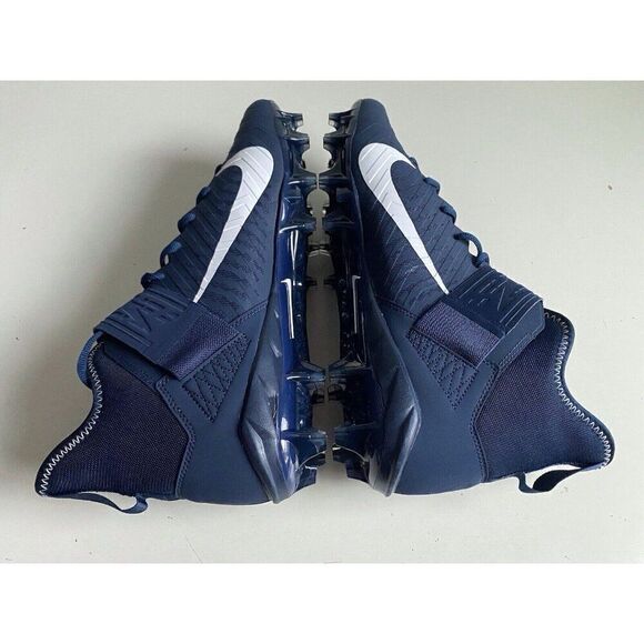 Nike Alpha Menace Pro 2 MID Football Cleats Midnight Navy BV3945-404 Men’s Sz 15 - Picture 8 of 10